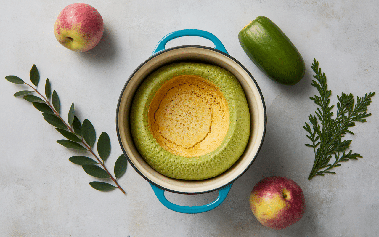Cuisson du chou vert cocotte minute avec laurier et céleri