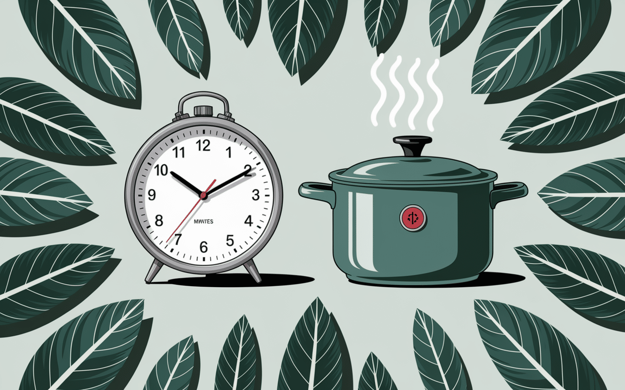 Cuisson du chou vert cocotte minute horloge 6 8 minutes