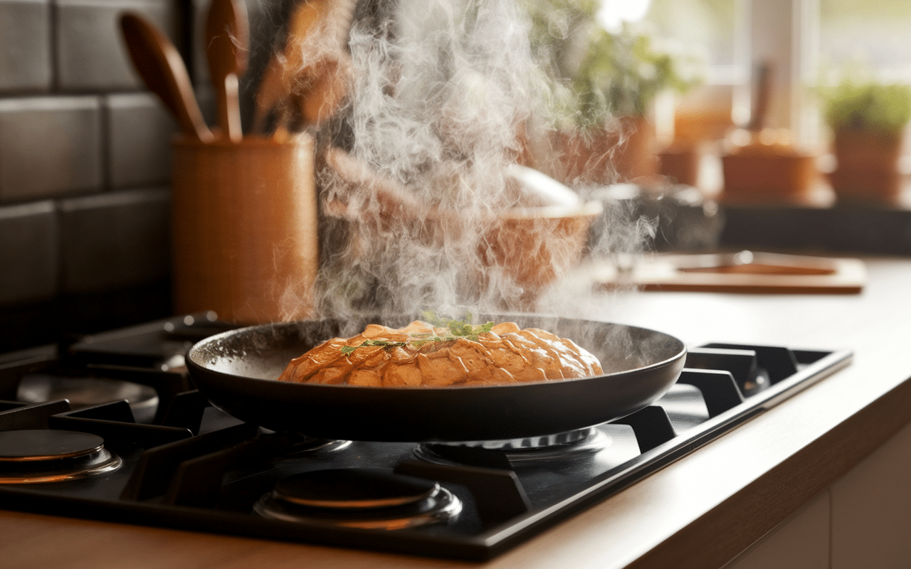 pagre au four cuisson vapeur à 180 degrés