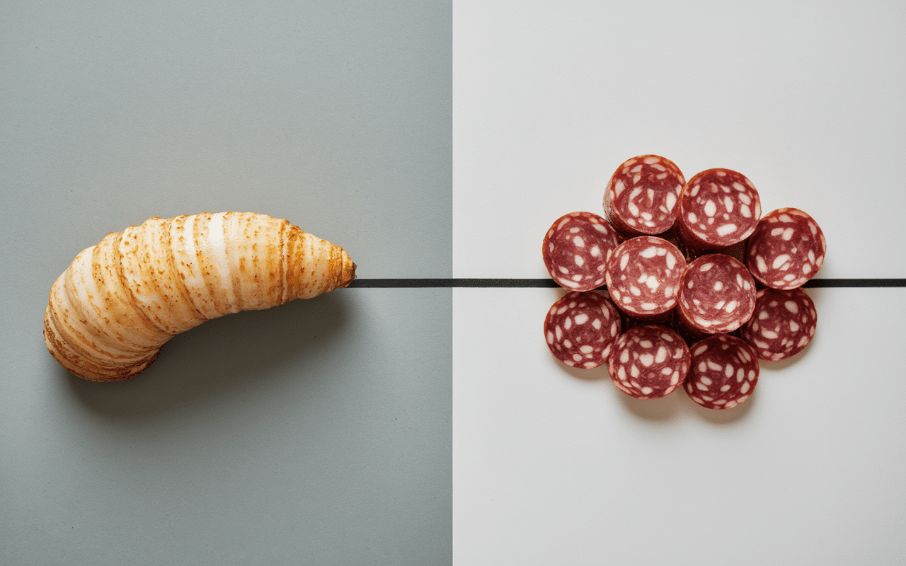 equilibre saint jacques chorizo sur brochette contraste textures