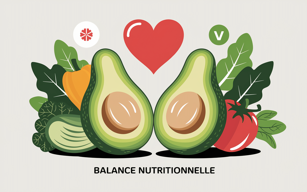 Gateau avocat illustration sante nutrition