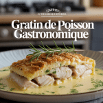 gratin de poisson gastronomique doré croûte parfaite