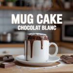 Mug cake chocolat blanc moelleux vapeur grande tasse