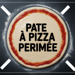 Pate a pizza perimee sur plan de travail, signes alterations visibles
