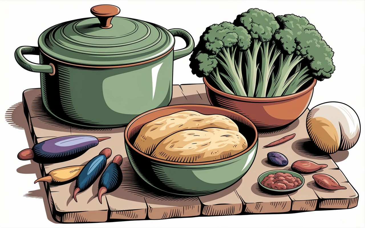 Cuisine familiale pâtes aux brocolis à la sicilienne