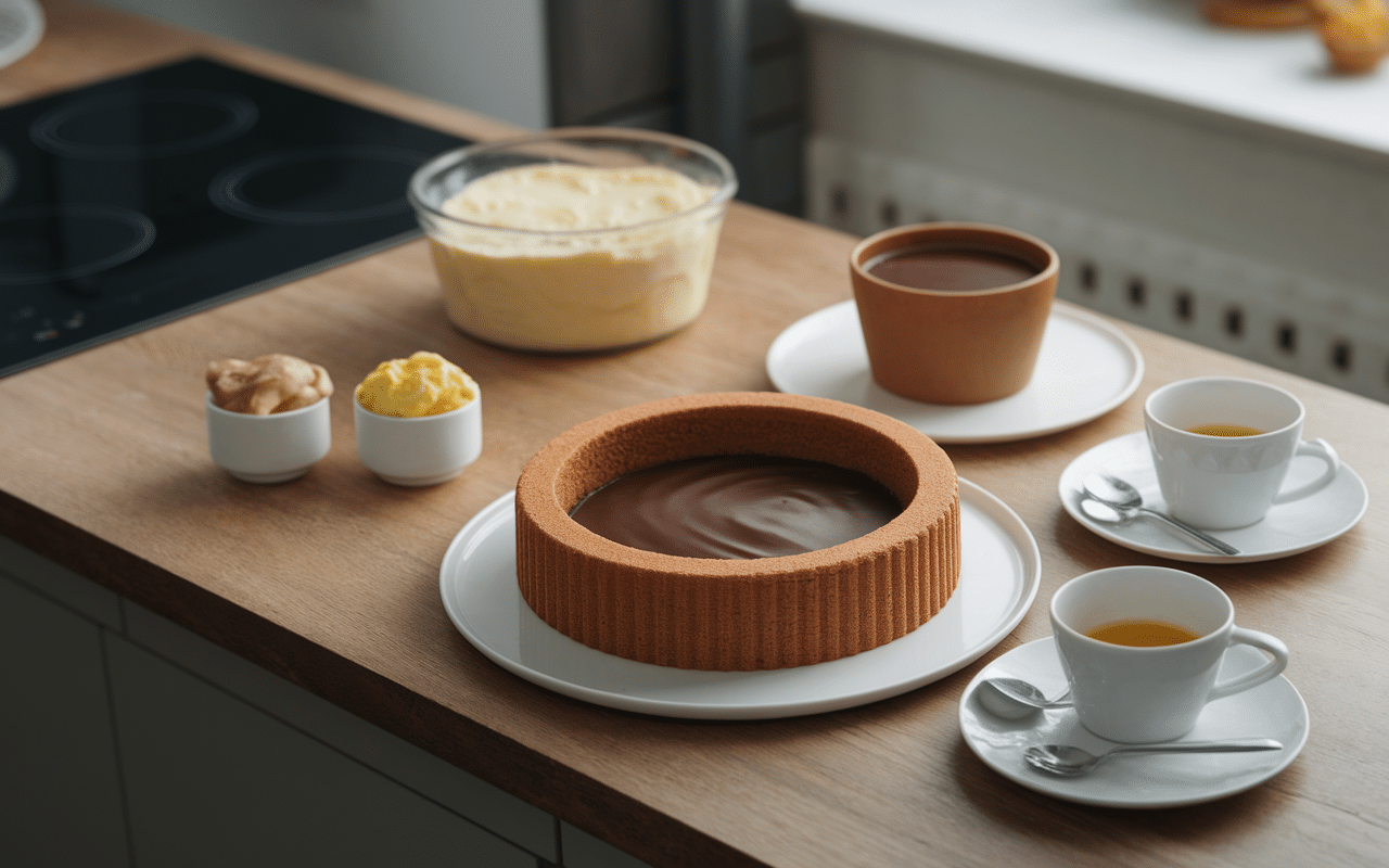 Préparation cuisine gâteau reine de saba mercotte