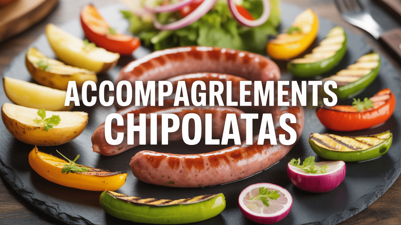 Quel accompagnement avec des chipolatas assiette variée