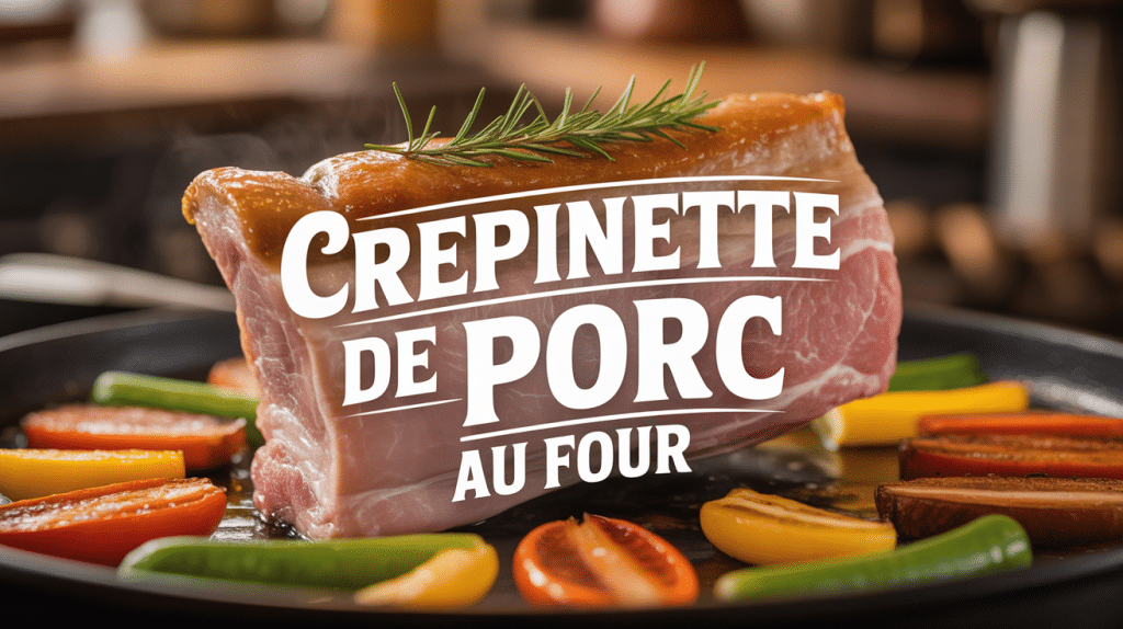 recette crépinette de porc au four dorée et légumes rôtis