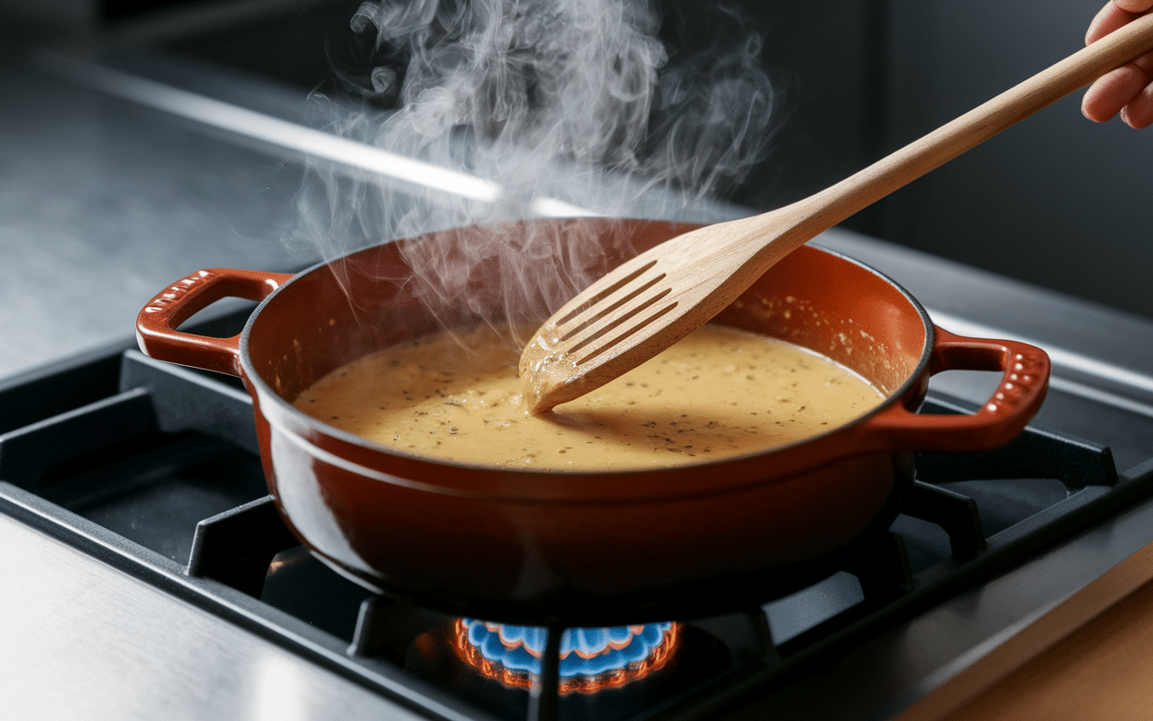 recette de sauce pour roti de veau en cuisson