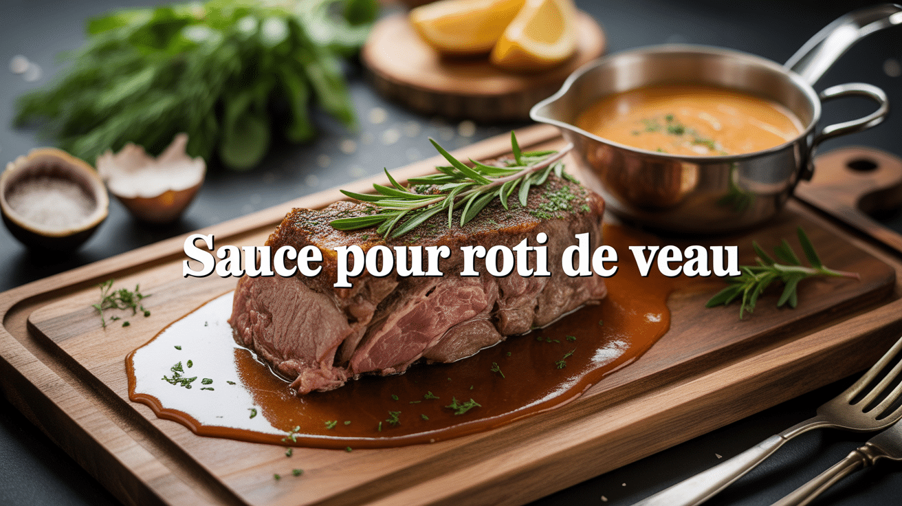 recette de sauce pour roti de veau et sauce dorée