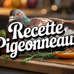 Recette pigeonneaux rôti sur planche avec légumes