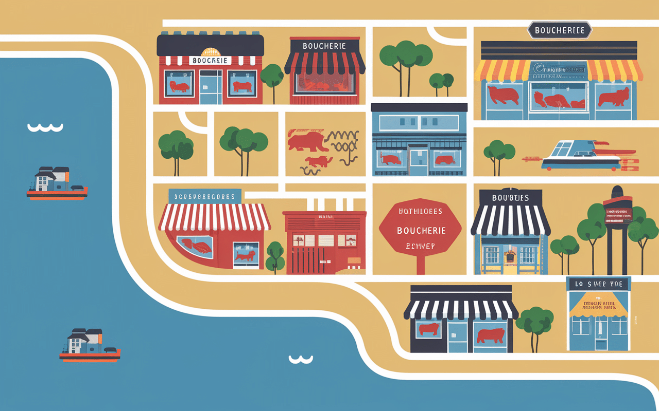 Carte boucherie halal Saint Jean de Monts