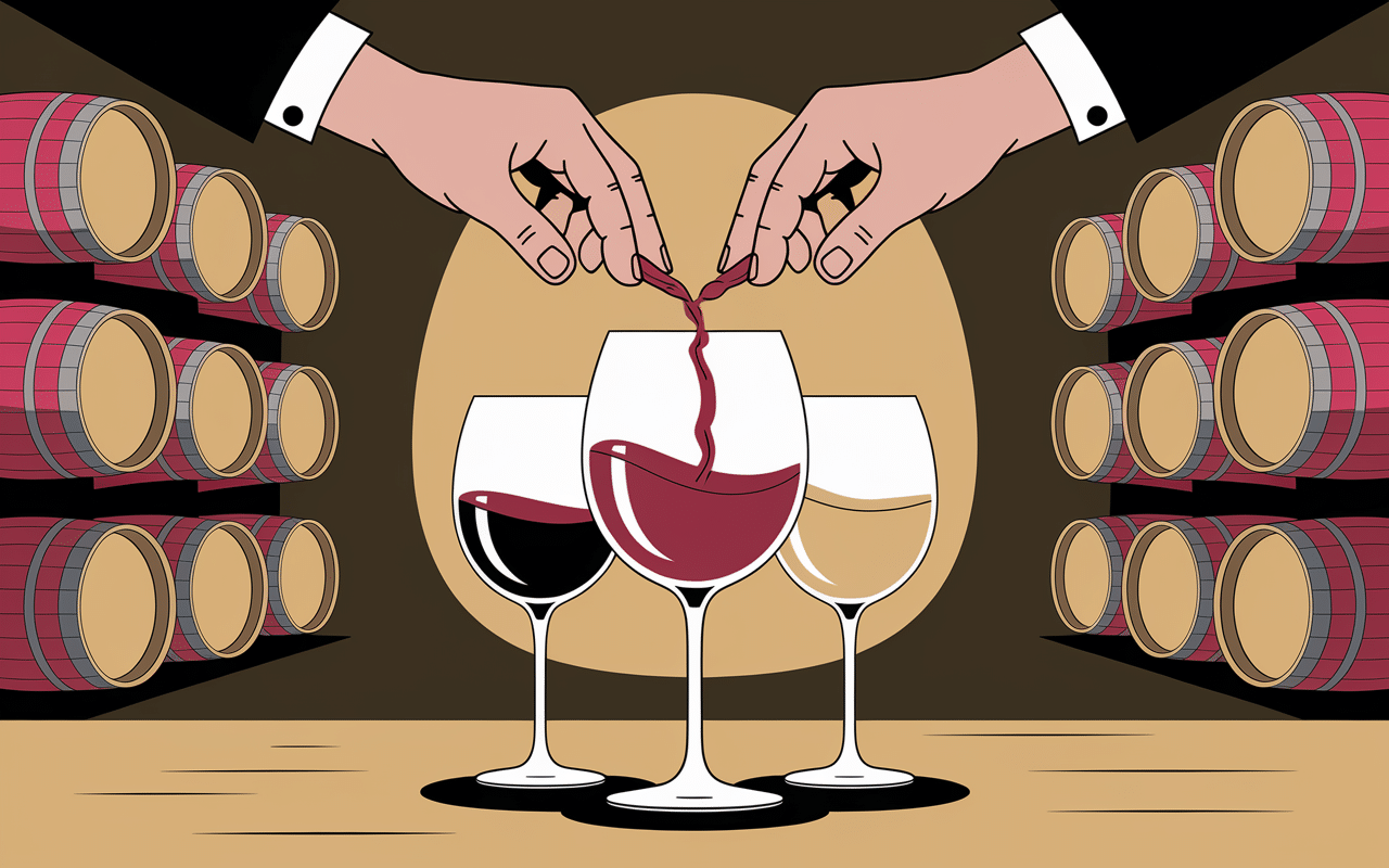 Assemblage cépage Bordeaux illustration