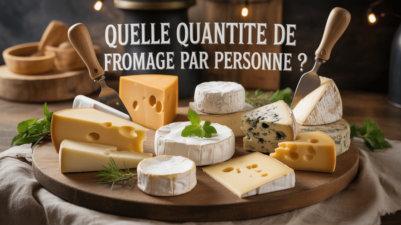 combien de gramme de fromage par personne plateau fromages varié