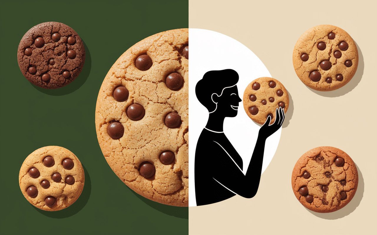 Comparaison cookie beurre de cacahuete healthy maison et industriel