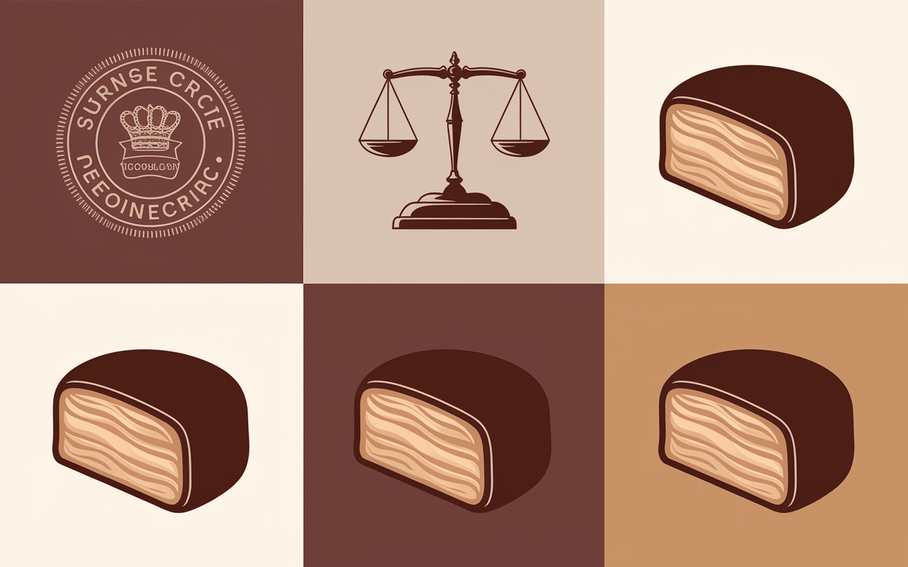 Étiquette chocolat d'appellation truffes qualité