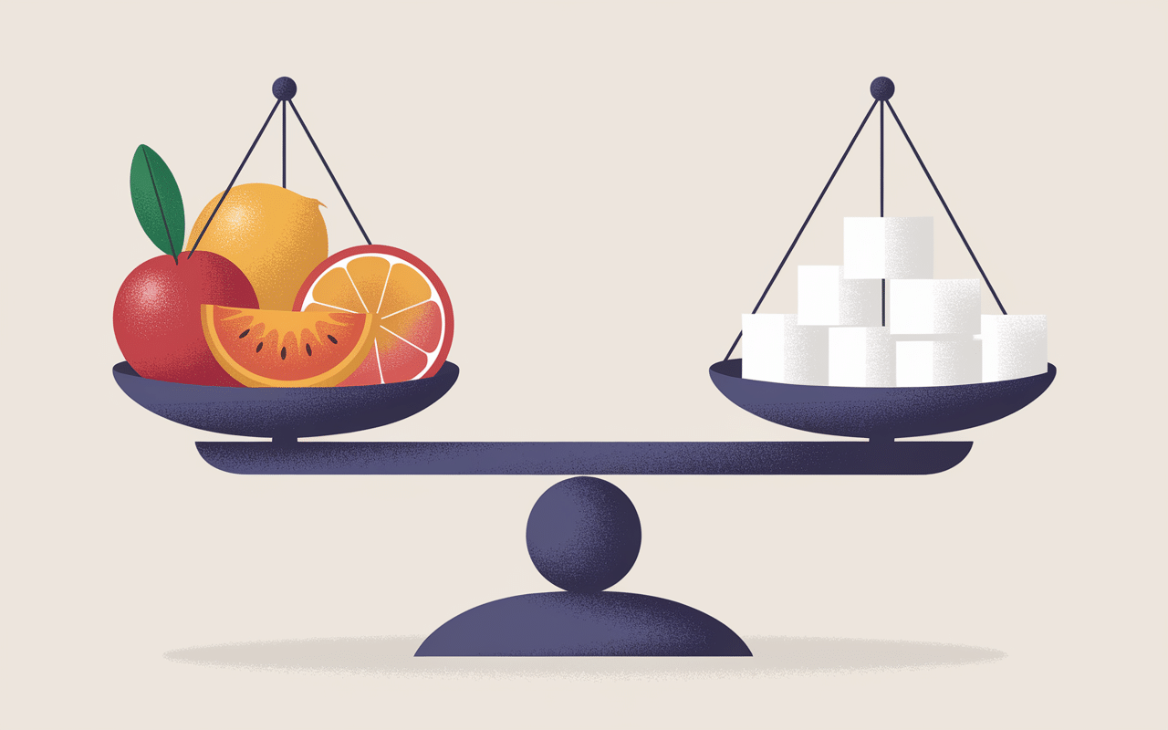 Équilibre fruits et sucre pour confiture sans sucre