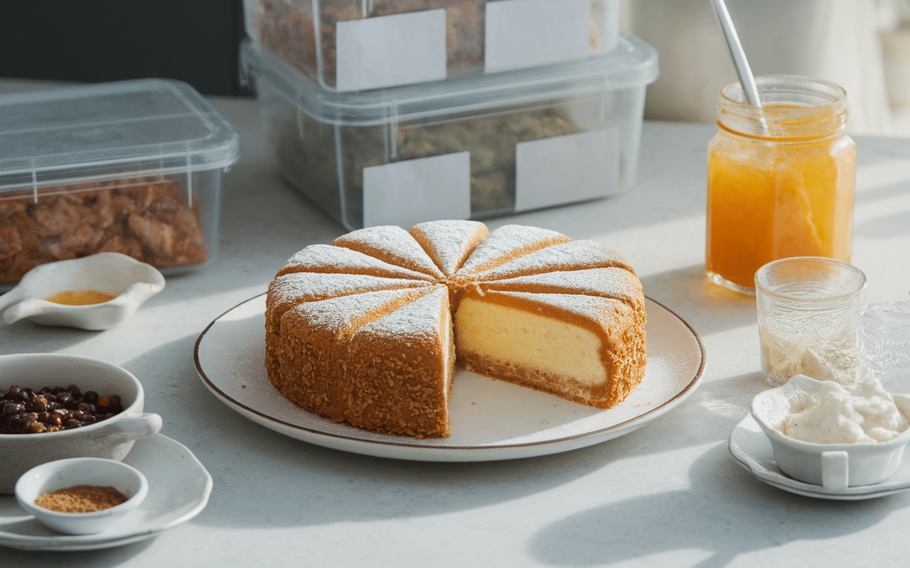 conservation gateau basque en parts et boites hermetiques