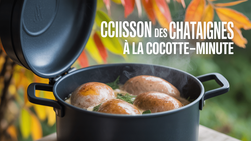 cuisson chataigne cocotte minute chataignes inox vapeur