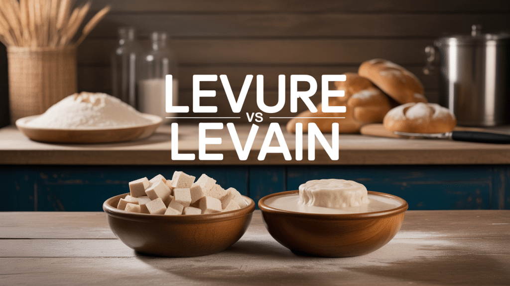 Difference entre levure et levain table bols