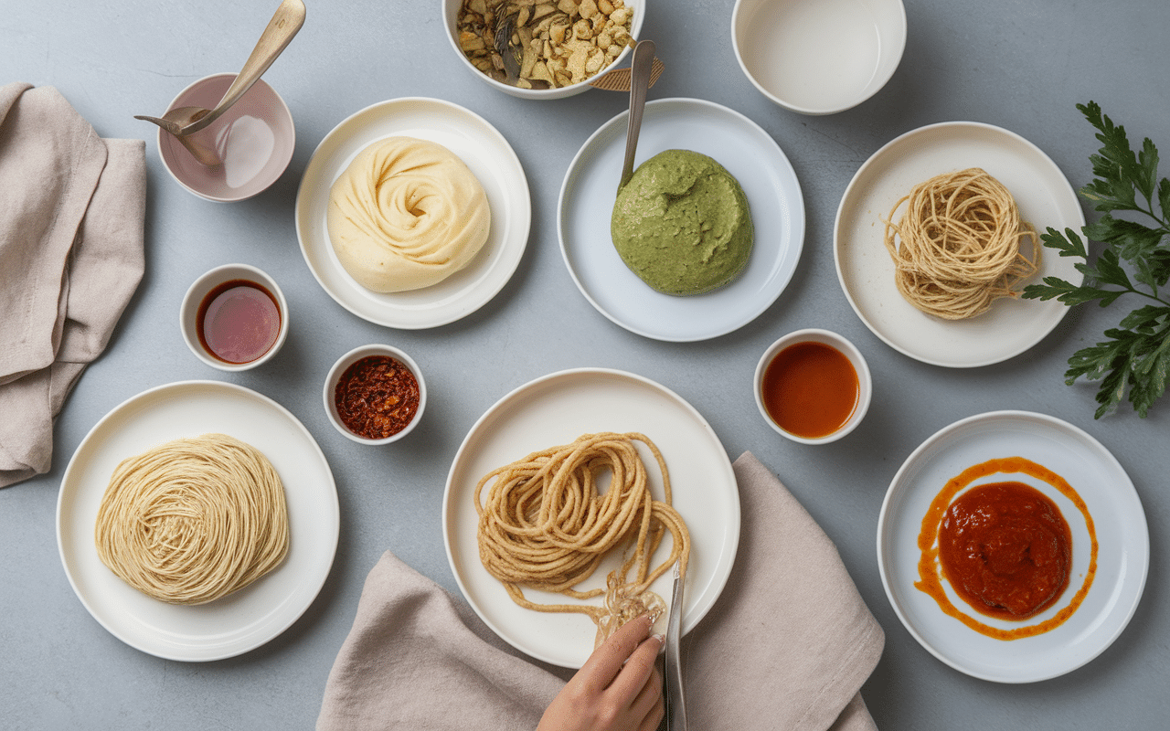 facteurs dose de pate par personne assiettes