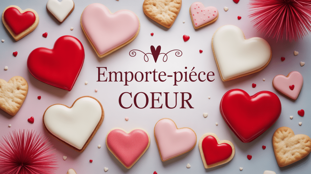 emporte piece coeur biscuits et pate modeler