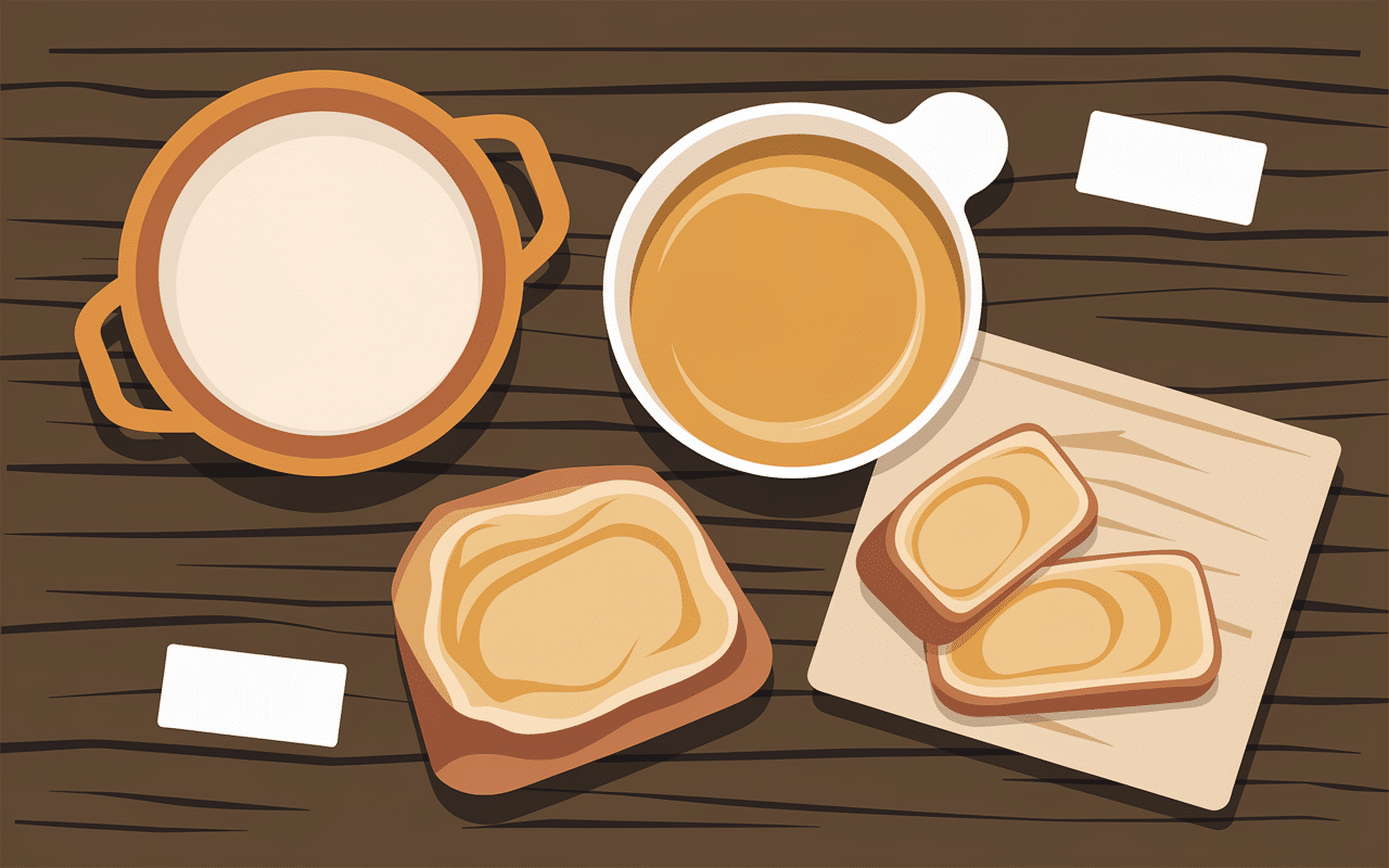 différentes textures graisse de porc en cuisine