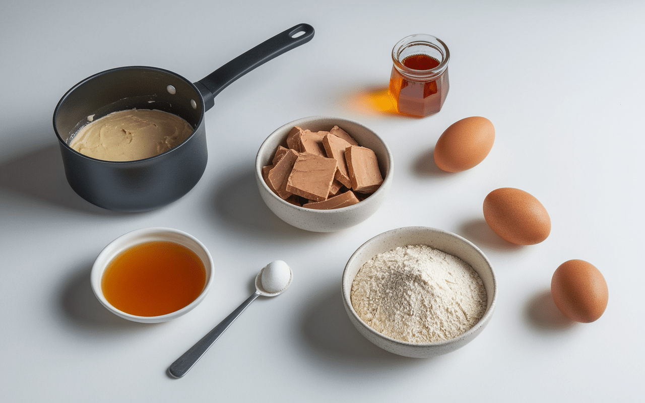 Ingrédients principaux du cookie beurre de cacahuete healthy