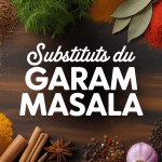 Par quoi remplacer le garam masala composition d'épices