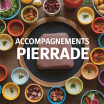 Pierrade accompagnement table conviviale vue dessus