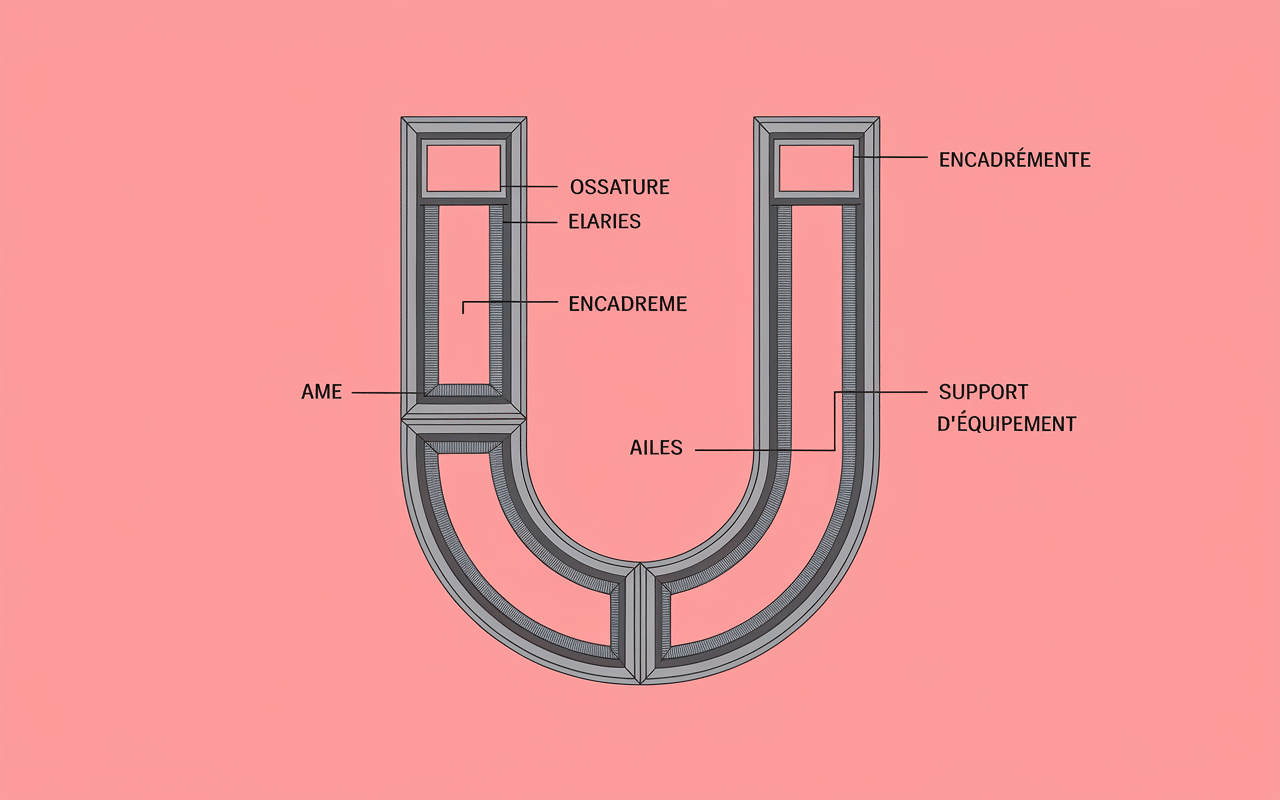 Schéma plat en U applications