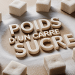poid carre sucre balance precison