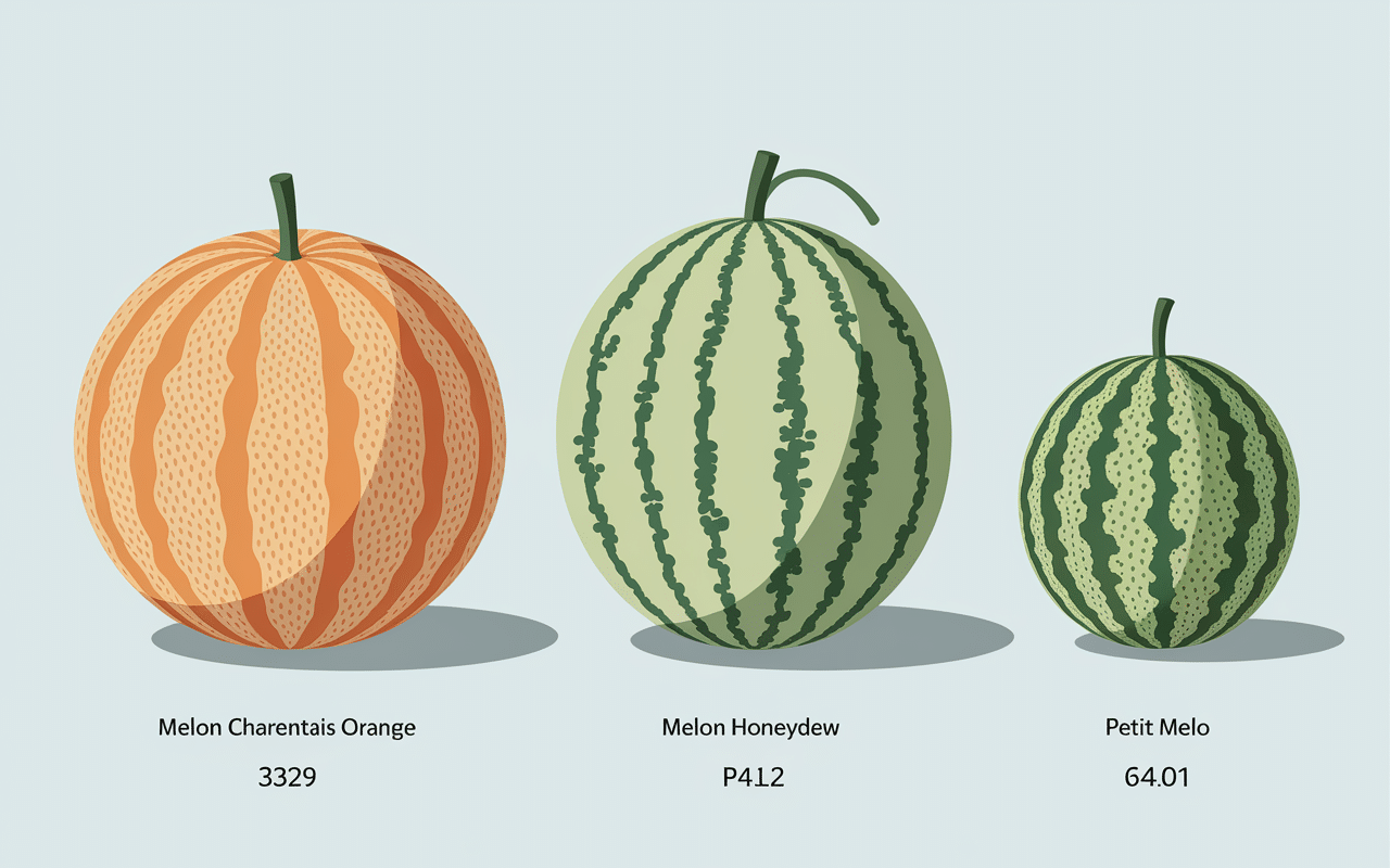 Poids melon selon variétés