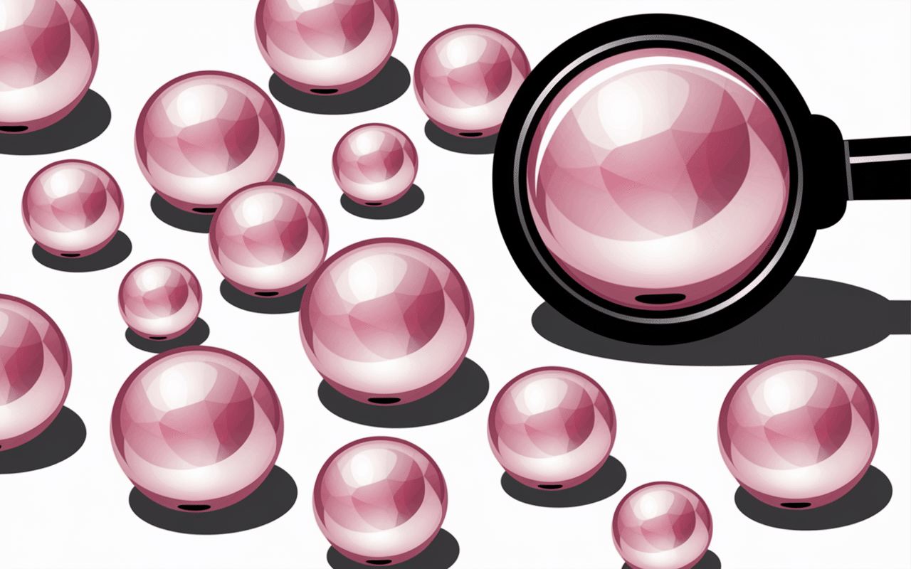 prix perle de lambi collection perles roses avec loupe