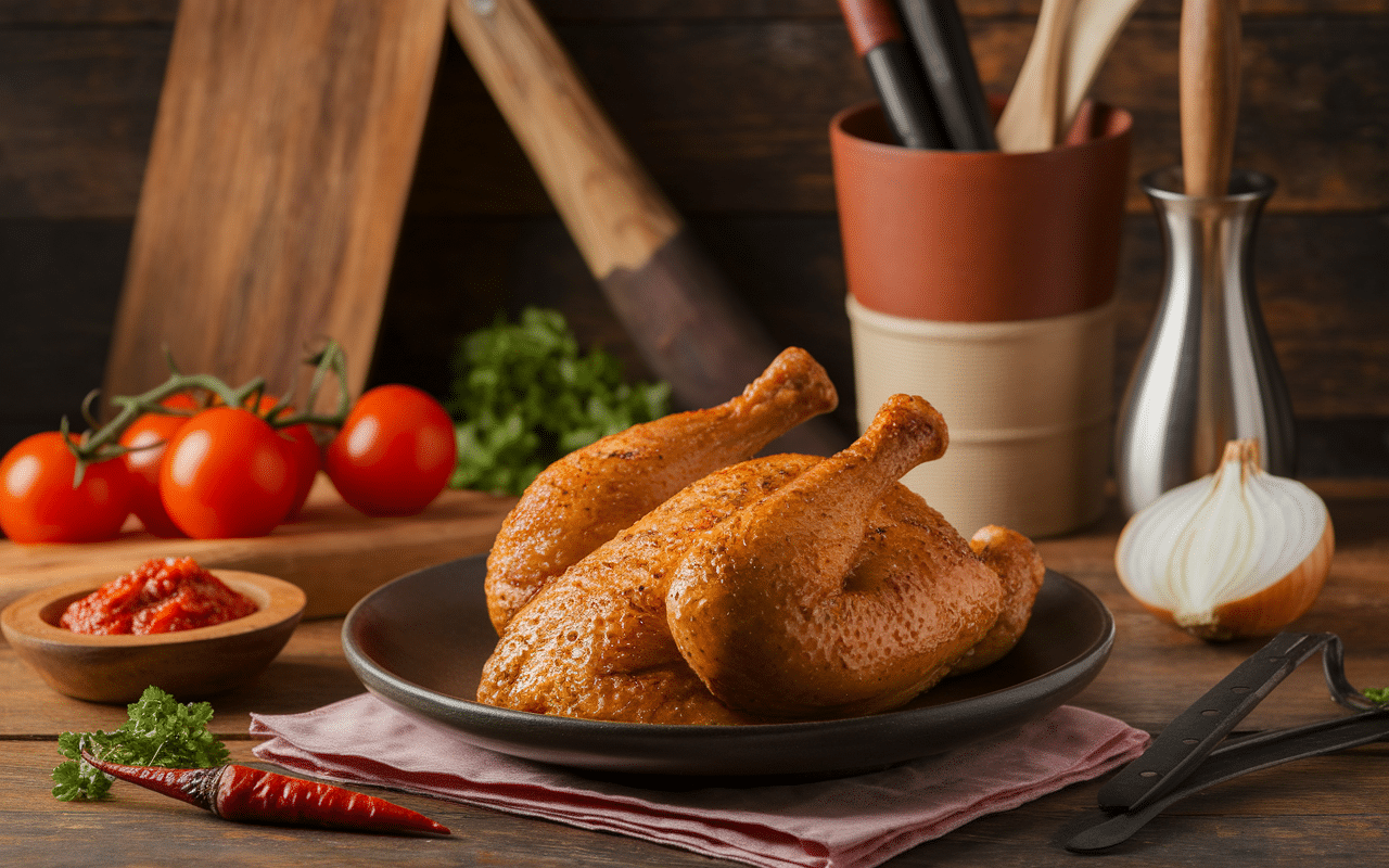 Ingrédients cuisine poulet tinga