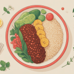 Visuel accompagnement accras de morue assiette centrale