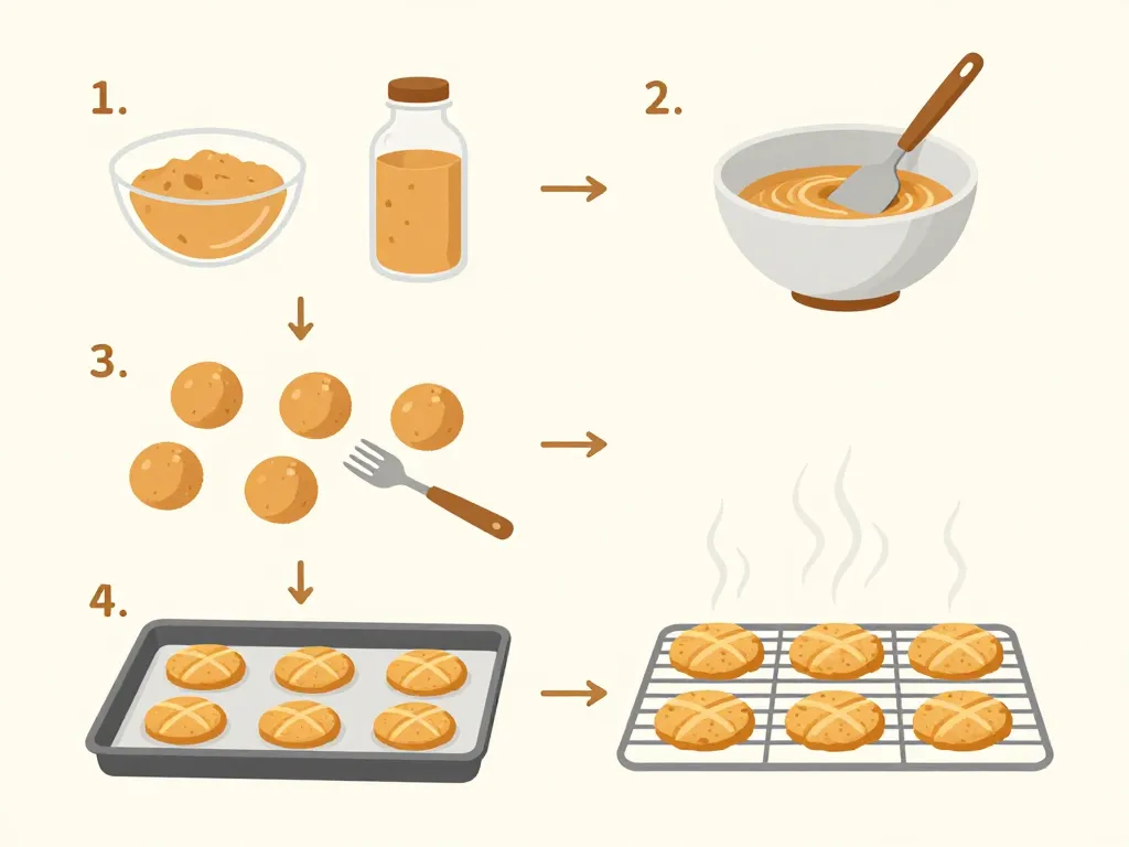 processus cookies healthy beurre de cacahuete du bol au four