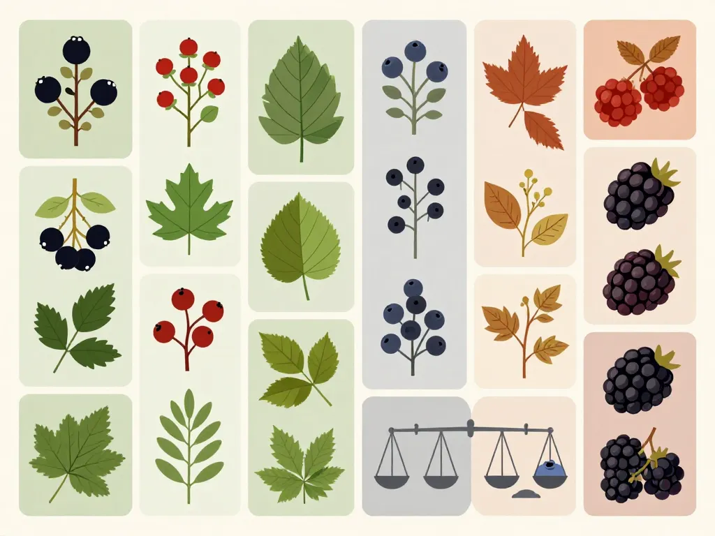 schéma fruit noir toxique belladone troène lierre