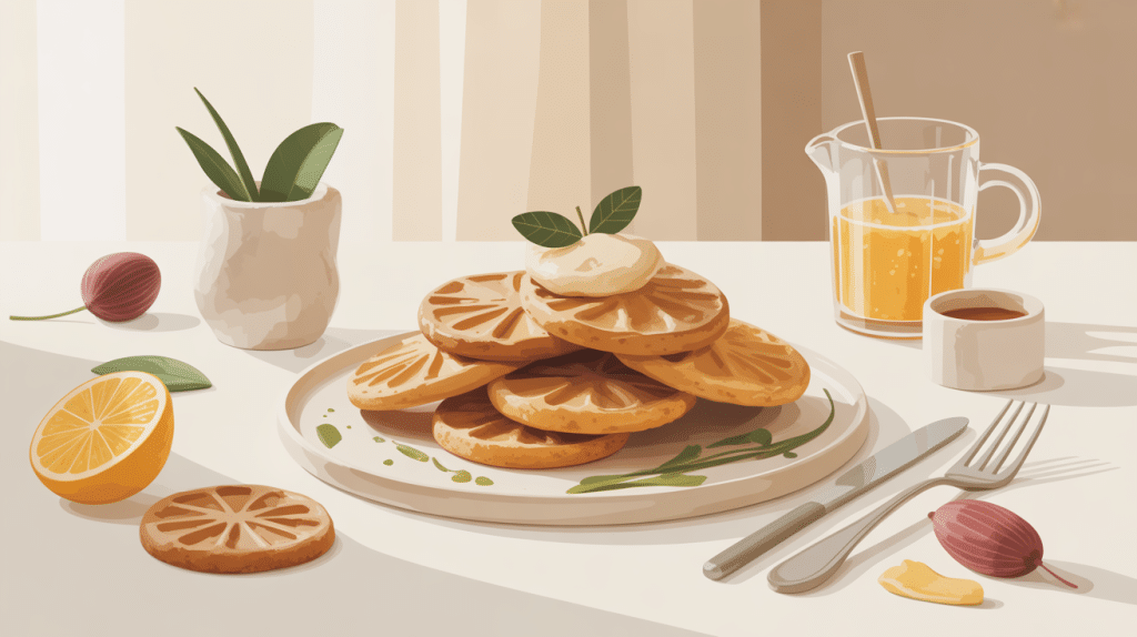 galette flocon d'avoine banane et myrtille