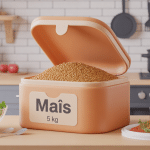 Illustration grosse boîte de maïs 5 kg pour choix et utilisation