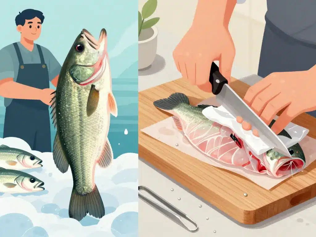 recette black bass choisir préparer fraîcheur et découpe