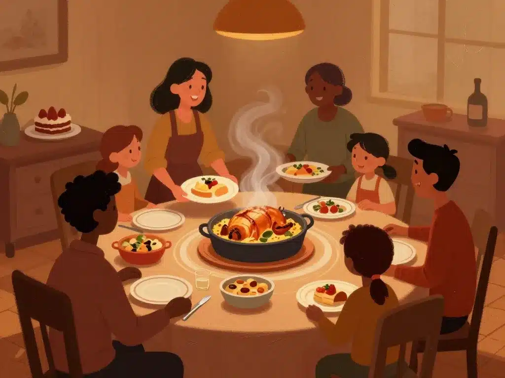 recettes-de-maria.fr repas convivial gratin traditionnel