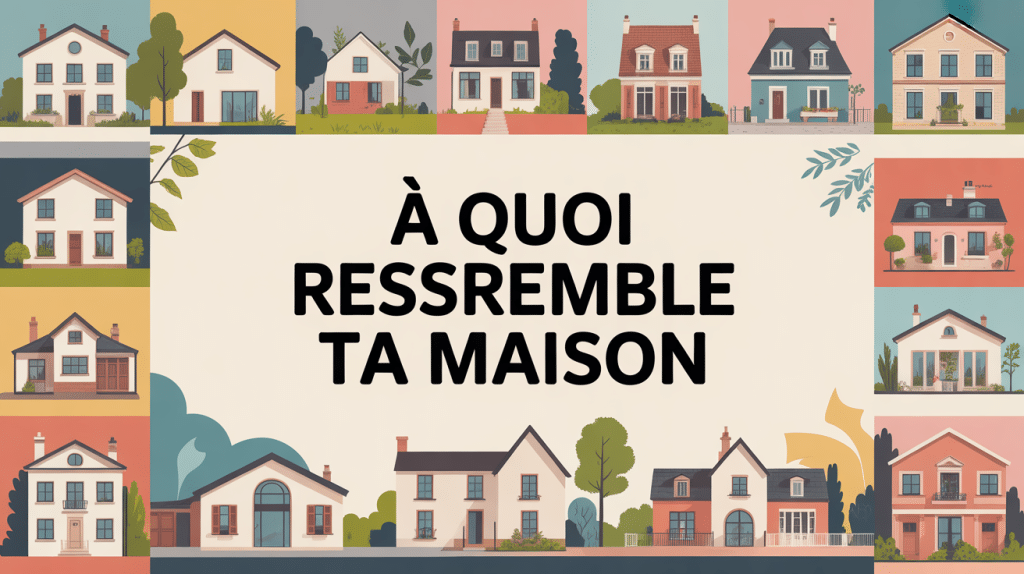 illustration stylisée a quoi ressemble ta maison