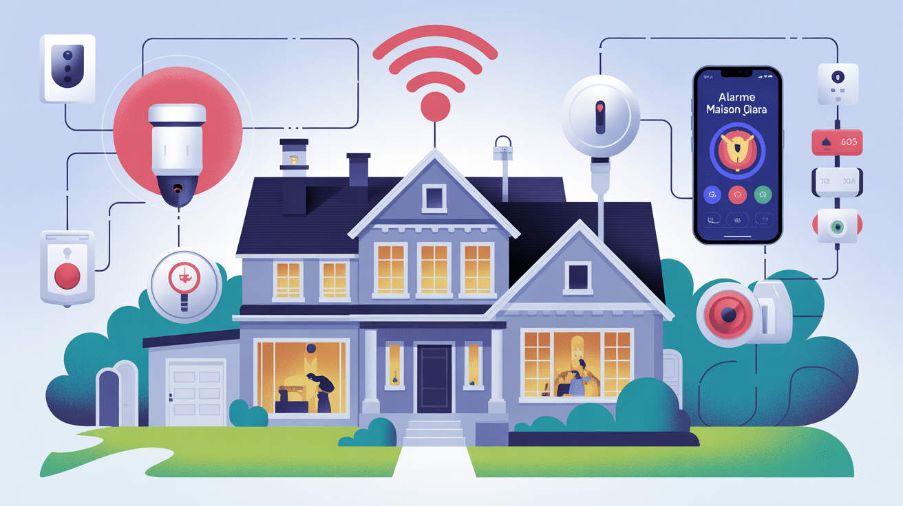 alarme maison qiara technologie sécurité maison connectée