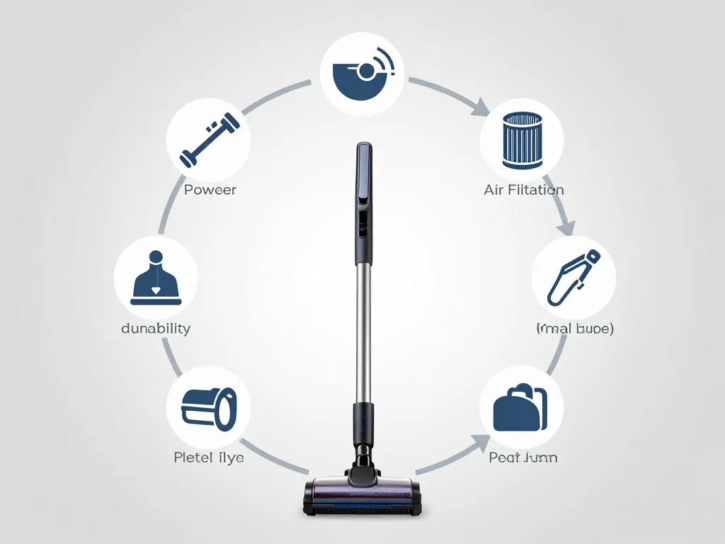 Diagramme critères aspirateur meilleur qualité prix