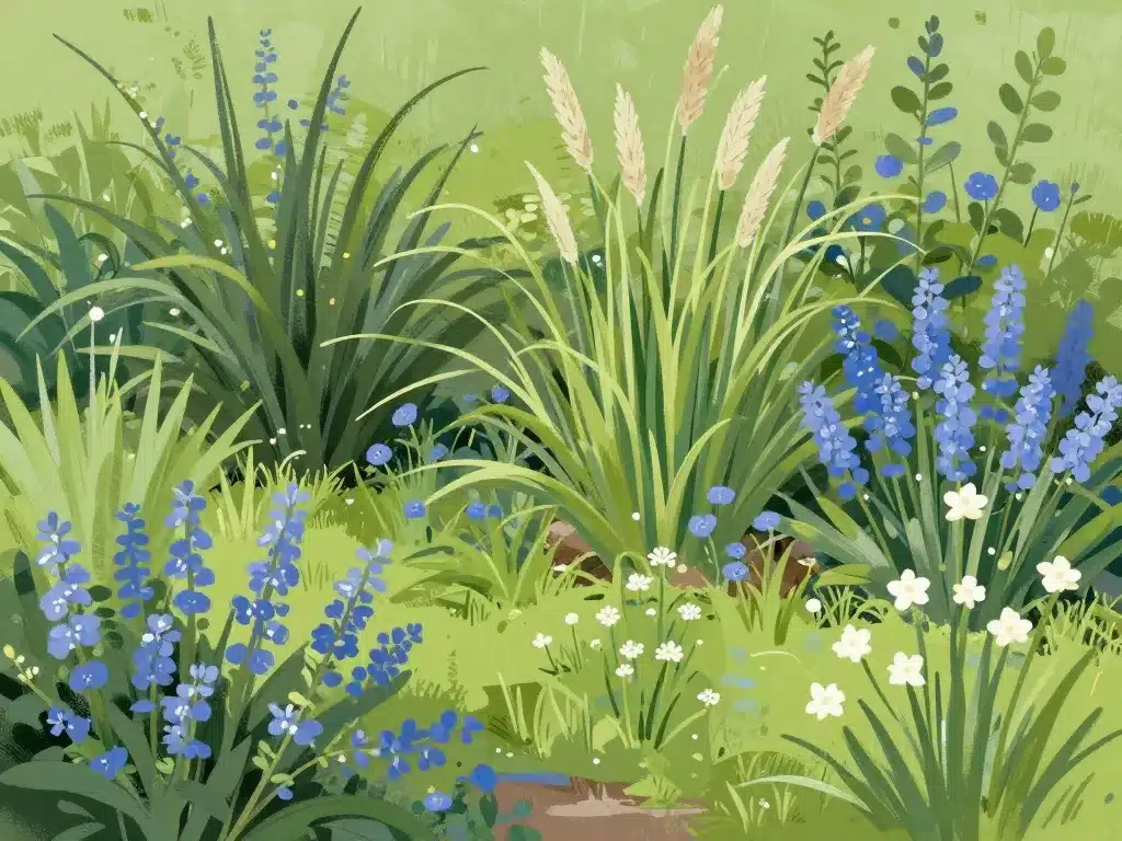 ängslilja association multiplication floraison jardin