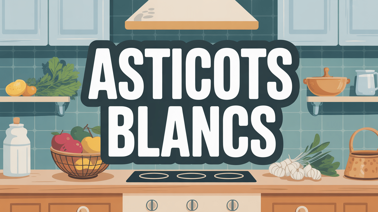 Illustration asticots blancs cuisine hygiène prévention