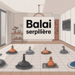 balai serpillière sur différents types de sols modernes