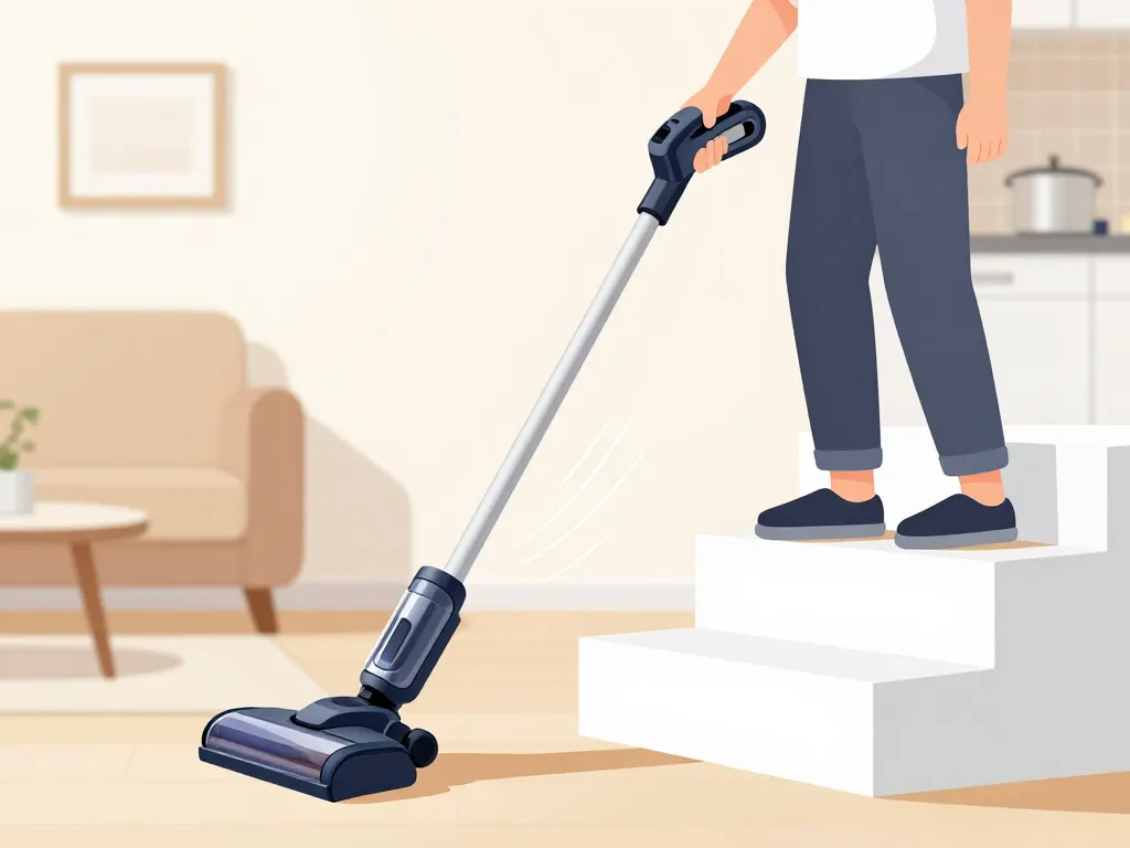 Démonstration balais électrique sans fil utilisation quotidienne