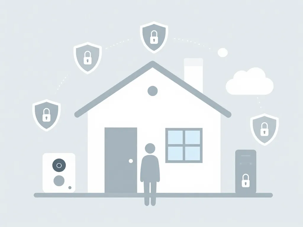 c'est quoi la domotique schema securite maison connectee